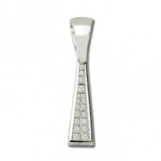 Modern Princess Diamond Pendant