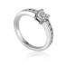 Princess Diamond Shoulder Set Ring