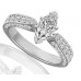 Vintage Marquise & Round Diamond Ring