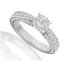 Traditional Vintage Round Diamond Ring Traditional Vintage Round Diamond Ring
