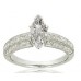 Vintage Marquise & Round Diamond Ring Vintage Marquise & Round Diamond Ring