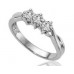 Elegant Round Diamond Trilogy Ring