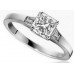 Unique Princess & Baguette Diamond Trilogy Ring