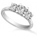 Traditional Round Diamond Trilogy Ring
