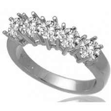 0.53ct  Vs/ef Round Diamond Eternity Ring