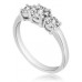 Traditional Round Diamond Trilogy Ring Traditional Round Diamond Trilogy Ring