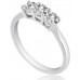 Graduated Round Diamond Trilogy Ring