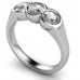 Designer Round Diamond Trilogy Ring Designer Round Diamond Trilogy Ring