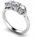 Classic Round Diamond Trilogy Ring
