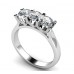 Unique Round Diamond Trilogy Ring