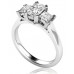 Classic Radiant & Princess Diamond Trilogy Ring