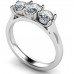 Graduated Round Diamond Trilogy Ring Graduated Round Diamond Trilogy Ring