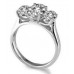 Elegant Oval Diamond Trilogy Ring