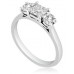 Princess & Round Diamond Trilogy Ring