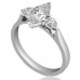 Unique Marquise & Pear Diamond Trilogy Ring
