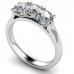 Modern Round Diamond Trilogy Ring Modern Round Diamond Trilogy Ring
