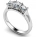 Elegant Round Diamond Trilogy Ring