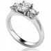 Radiant & Round Diamond Trilogy Ring