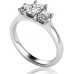 Modern Radiant & Princess Diamond Trilogy Ring