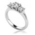 0.40ct Vs/f Round Diamond Trilogy Ring