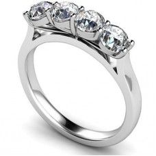 0.50ct Si/f Round Diamond Ring