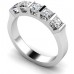 5 Stone Princess Diamond Half Eternity Ring 5 Stone Princess Diamond Half Eternity Ring