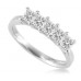 0.48ct Si2/g Princess Diamond Eternity Ring