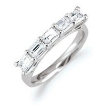 0.75ct Si3/i1/g Baguette Diamond Eternity Ring