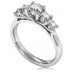 0.75ct Vs2/f Round Diamond 5 Stone Ring