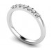 Petite Round Diamond Half Eternity Ring