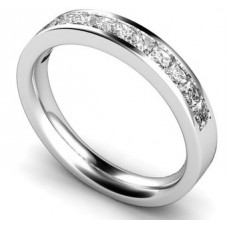 Princess Diamond Half Eternity Ring