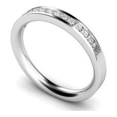 Princess Diamond Half Eternity Ring