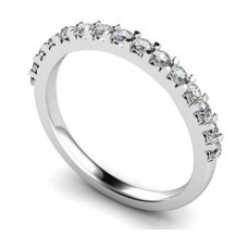Petite Round Diamond Half Eternity Ring