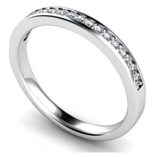 Round Diamond Pave Set Eternity Ring