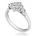 Round Diamond Cluster Ring