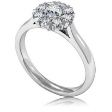 Round Diamond Halo Ring