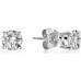 Modern Round Diamond Stud Earrings