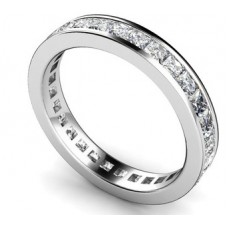 Elegant Princess Diamond Full Eternity Ring
