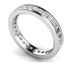 1.03ct Vs/de Princess Diamond Eternity Ring