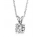 Classic Round Diamond Solitaire Pendant