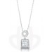 1.00ct Vs/ef Princess & Round Diamond Pendant 1.00ct Vs/ef Princess & Round Diamond Pendant