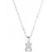 Classic Princess Diamond Solitaire Pendant