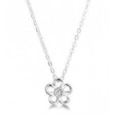 Flower Shaped Diamond Pendant Flower Shaped Diamond Pendant