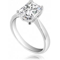 Traditional Radiant Diamond Engagement Ring
