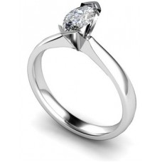 Certified  1.00ct I1/h Marquise Diamond Ring