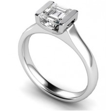 Asscher Diamond Engagement Ring