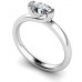 Unique Twist Oval Diamond Engagement Ring