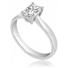 Traditional Radiant Diamond Engagement Ring
