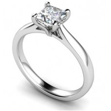 Sgl Certified 0.48ct I1/g Princess Diamond Solitiare Ring