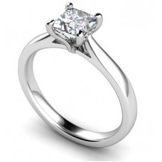 Certified 1.30ct I1/i Princess Diamond Ring